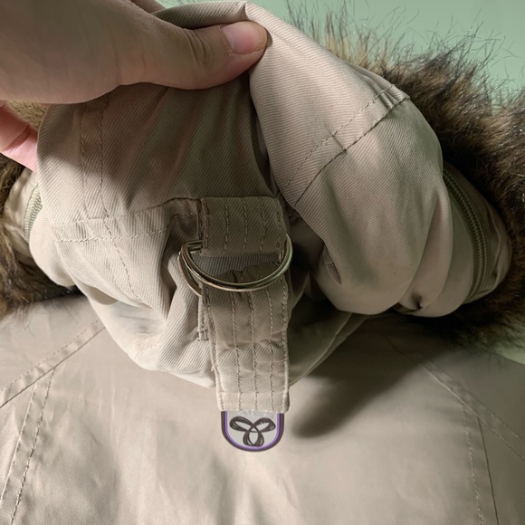 TNA | Beige Tan Camel Back Wool Cuffed Parka - XS - Picture 10 of 16